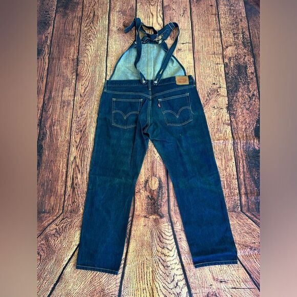 Vintage‎ Womens Levis Special Reserve Bibs Large - Picture 12 of 16